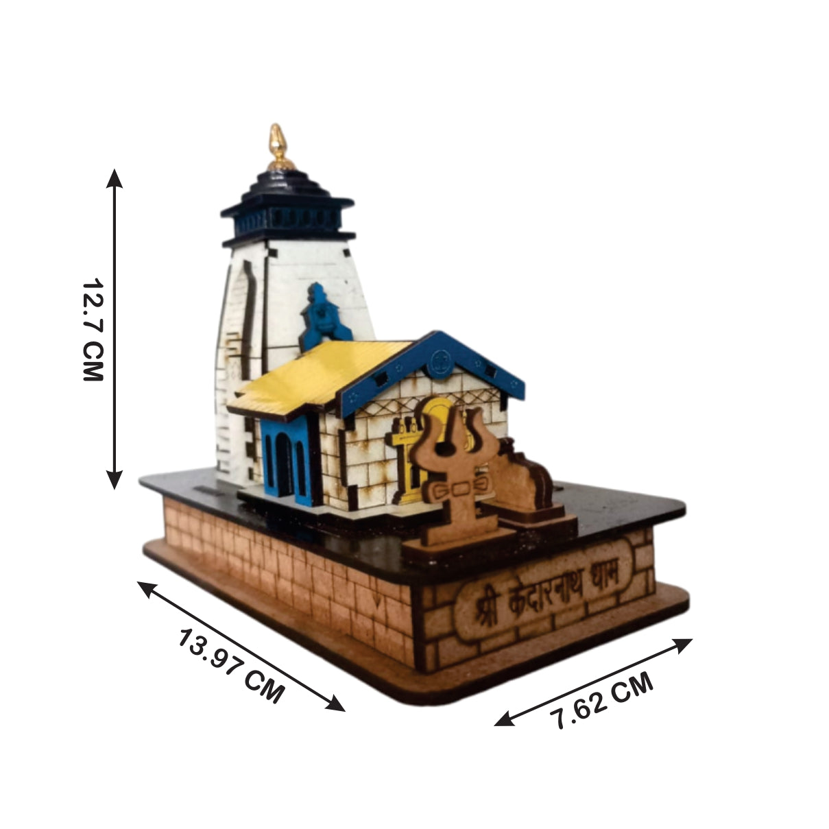 Kedarnath Temple 5 inch